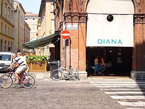 Ristorante Diana, with the terrace to the left